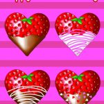 Valentine Strawberry Heart